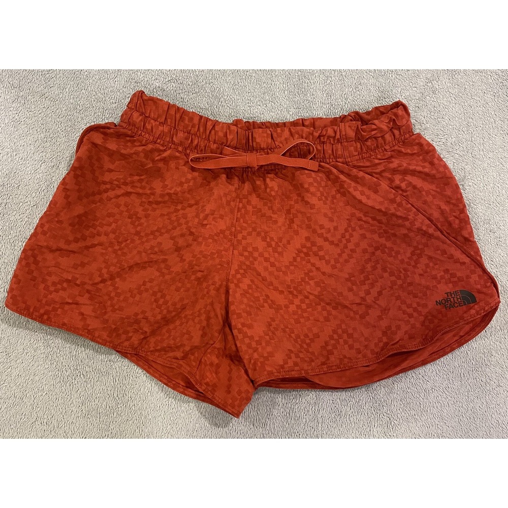 The North Face Women's Size S Class V Nylon Drawstring Shorts Red Small